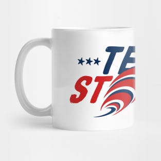 Team Stormy Daniels I Am With Her Red Blue Stars Hurricane Logo Mug